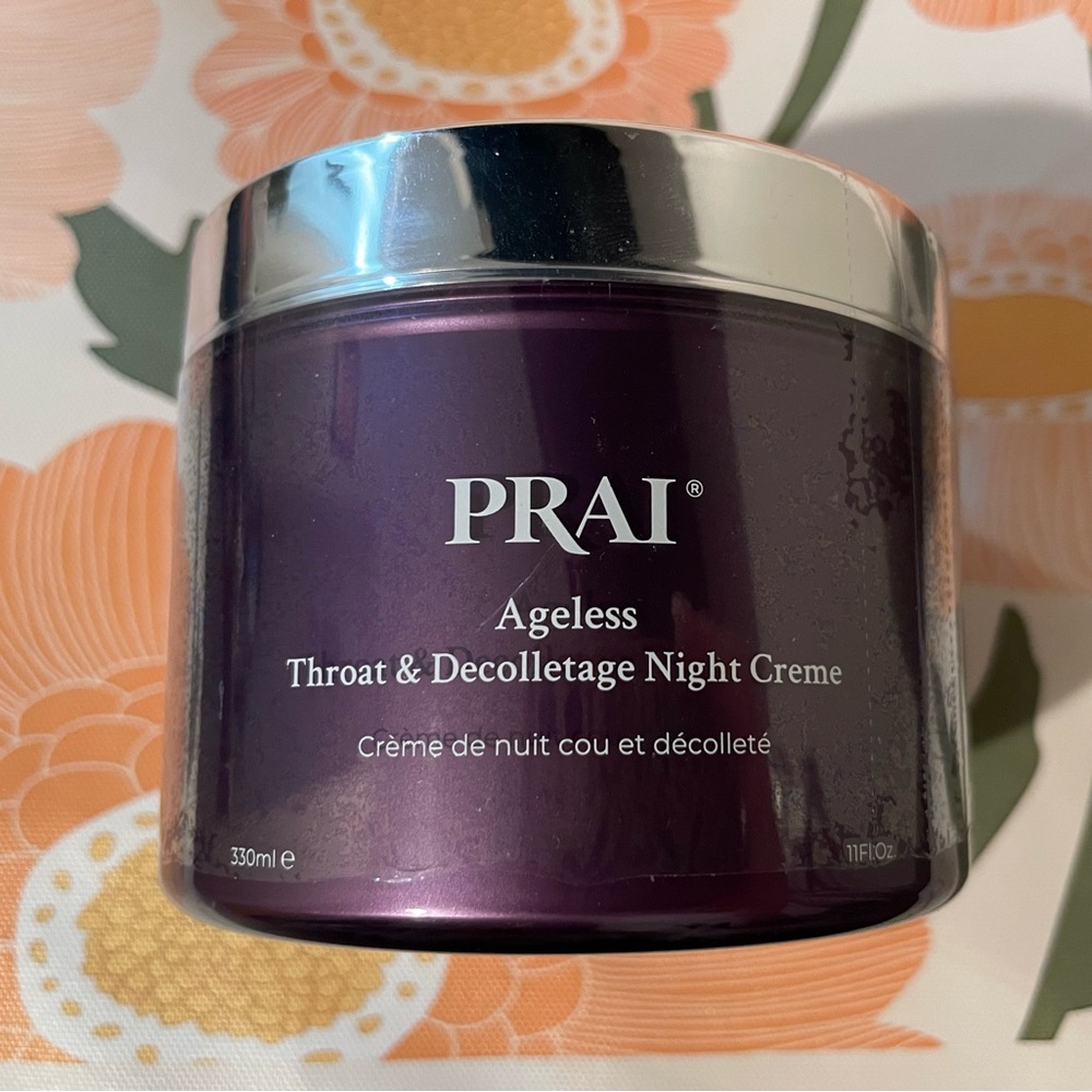 PRAI ageless throat and décolletage night crème